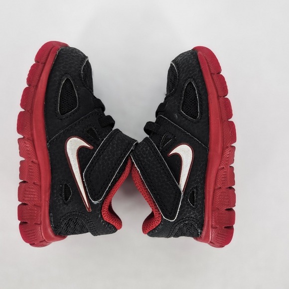 Vtg Nike Black And Red Free Trainer 3.0 Baby‎ Sneakers Boys Shoes Size 4C - Picture 6 of 8